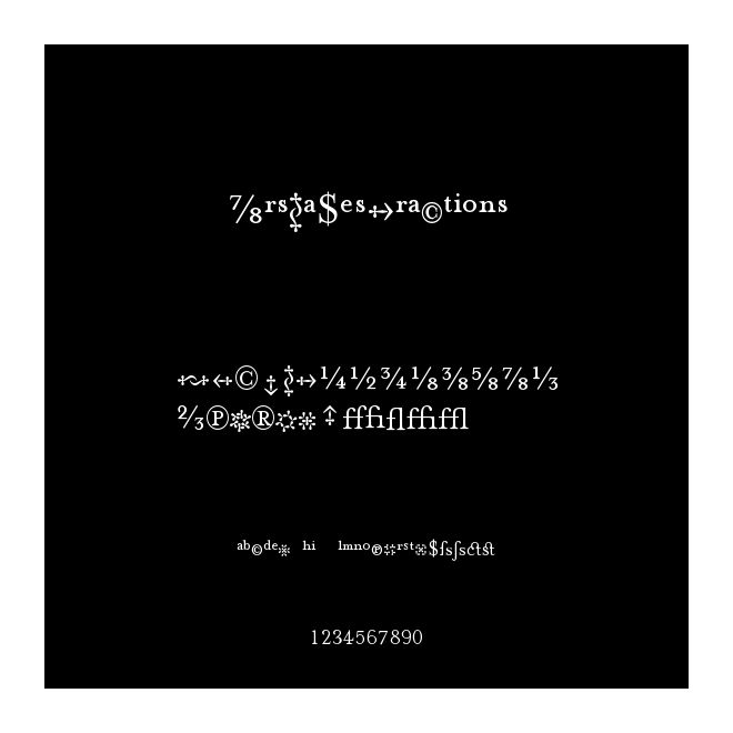 MrsEavesFractions