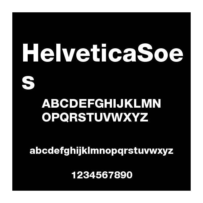 HelveticaSoes