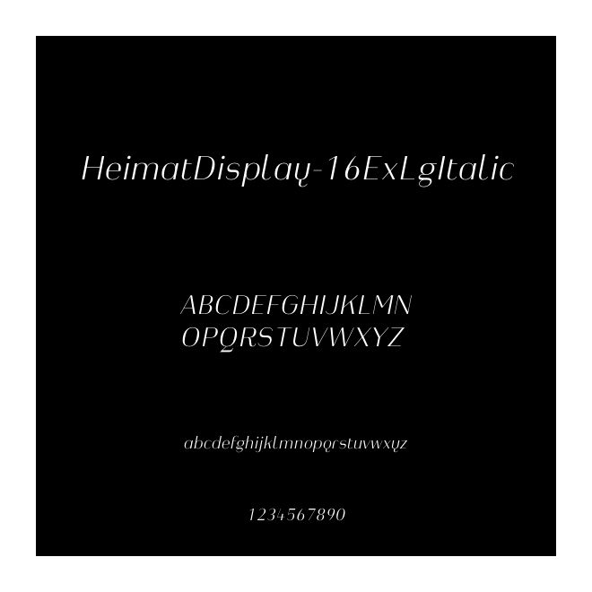 HeimatDisplay-16ExLgItalic