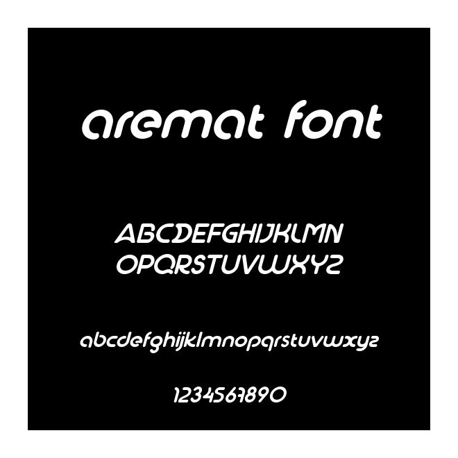 aremat font