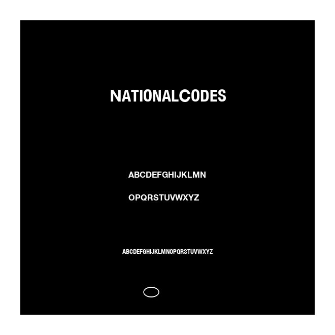 NationalCodes