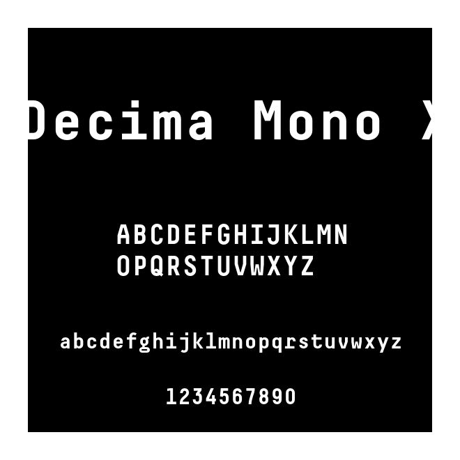 Decima Mono X