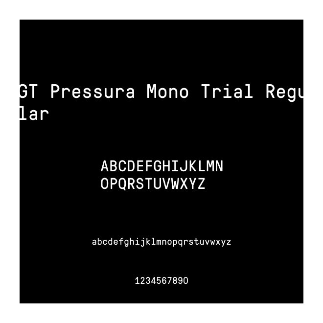 GT Pressura Mono Trial Regular