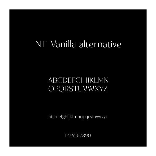 NT Vanilla alternative