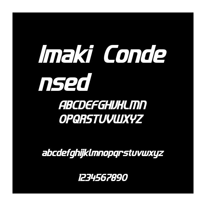 Imaki Condensed