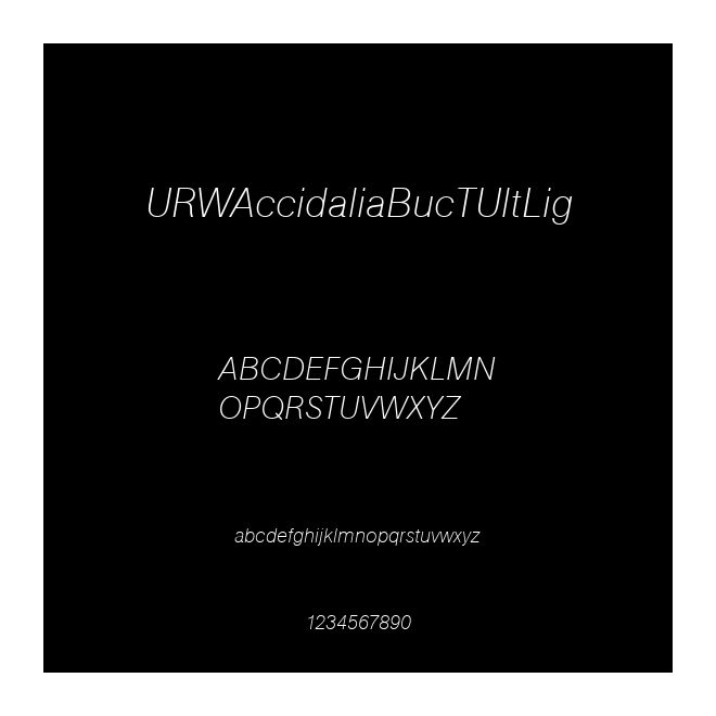 URWAccidaliaBucTUltLig