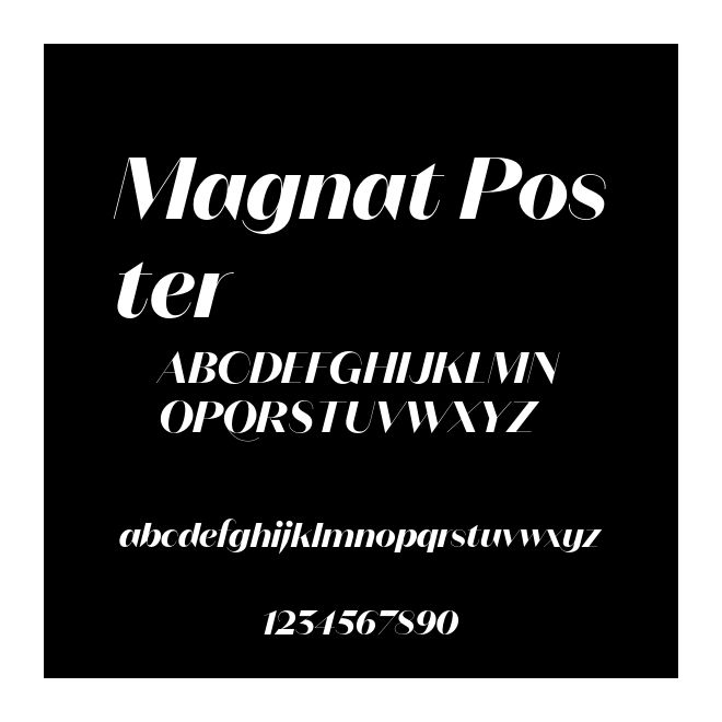 Magnat Poster