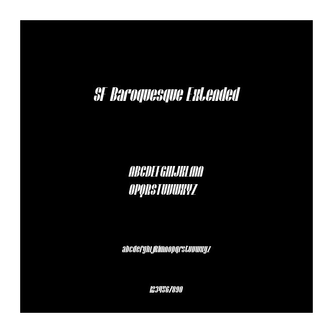SF Baroquesque Extended
