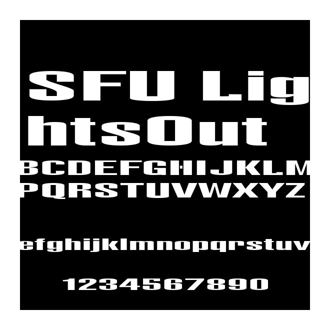 SFU LightsOut