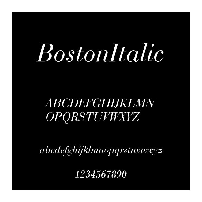 BostonItalic