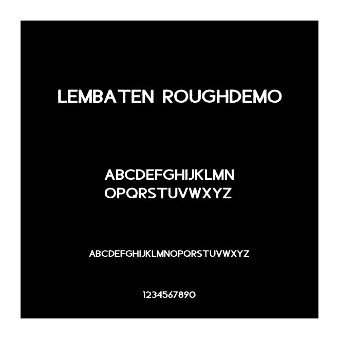 Lembaten RoughDemo
