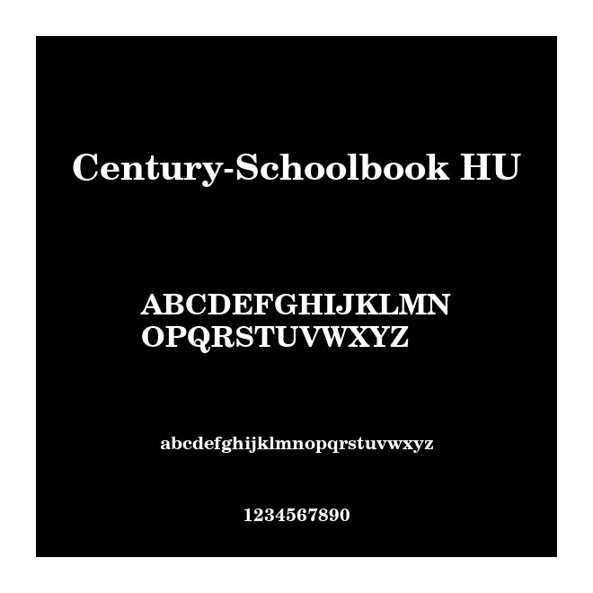 Century-Schoolbook HU