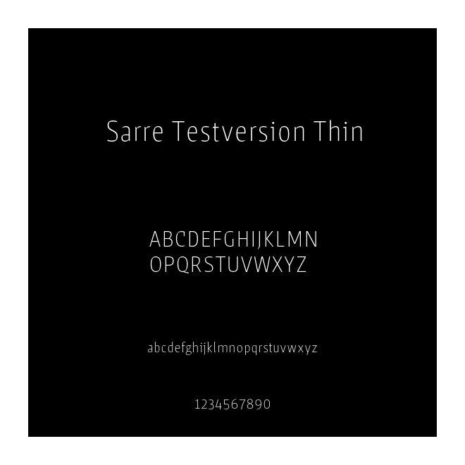 Sarre Testversion Thin