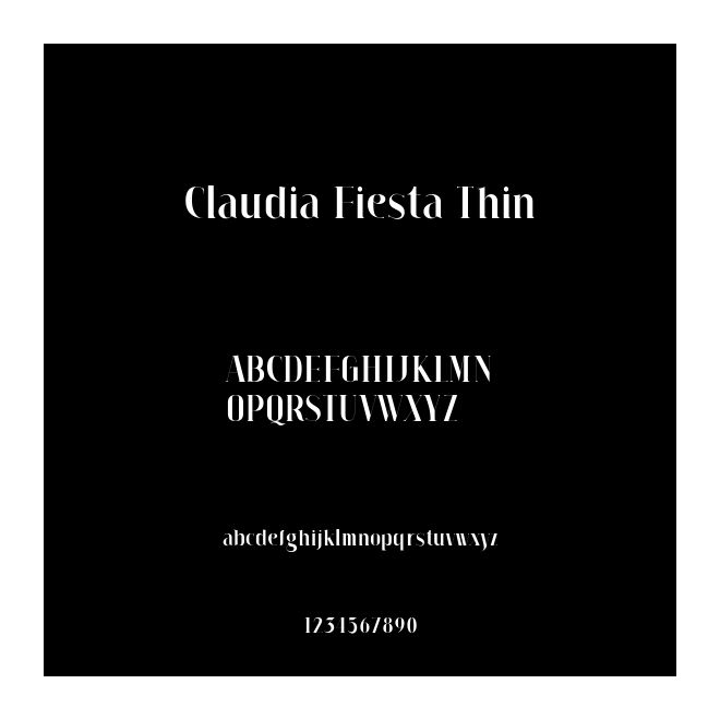 Claudia Fiesta Thin