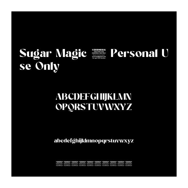 Sugar Magic - Personal Use Only