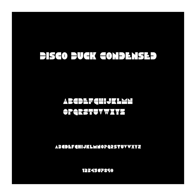 Disco Duck Condensed