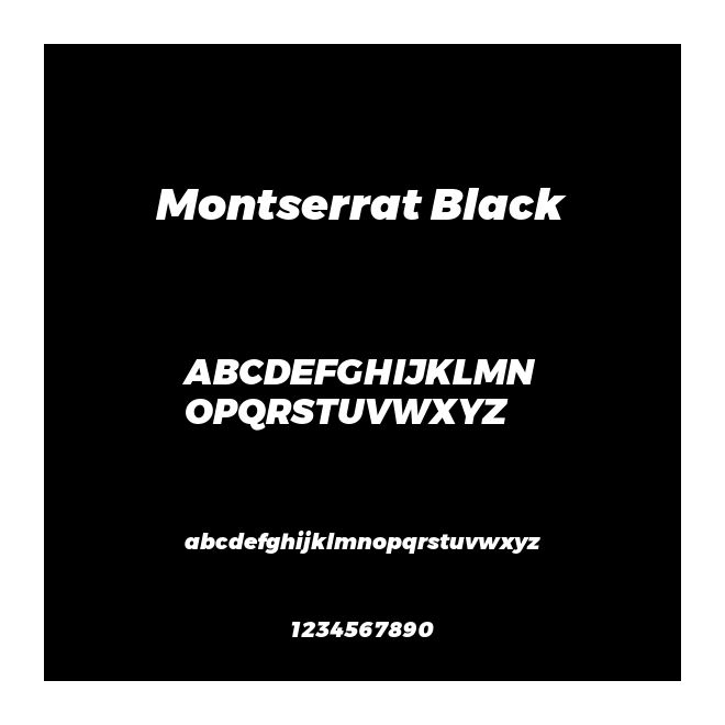 Montserrat Black