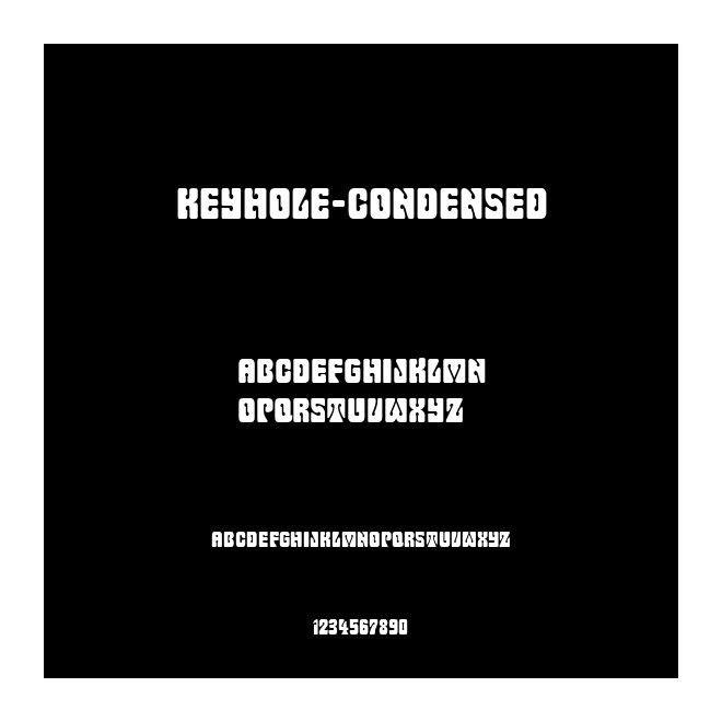 Keyhole-Condensed