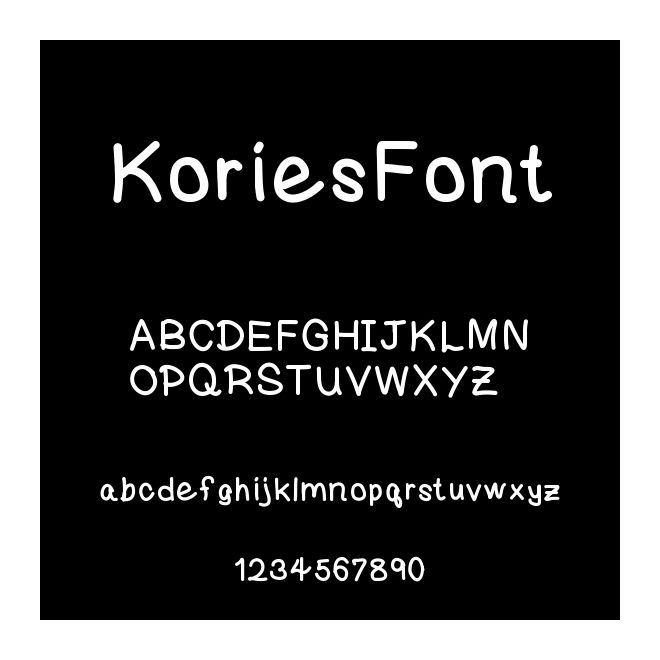 KoriesFont