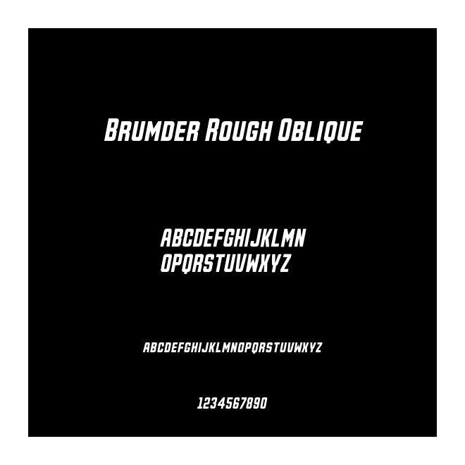 Brumder Rough Oblique