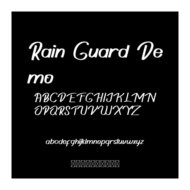 Rain Guard Demo