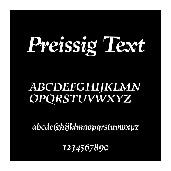 Preissig Text