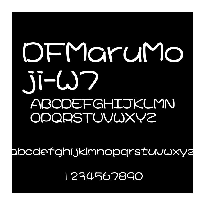 DFMaruMoji-W7