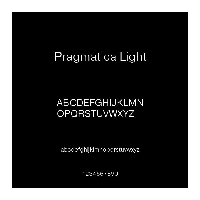 Pragmatica Light