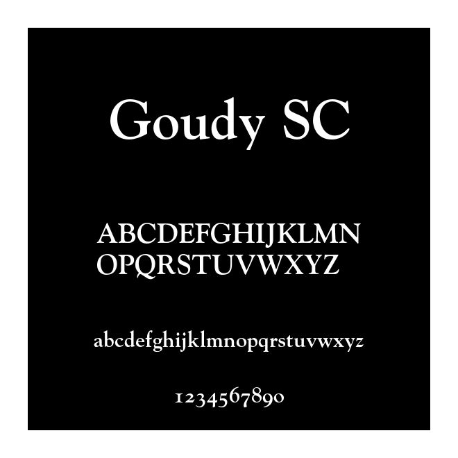 Goudy SC