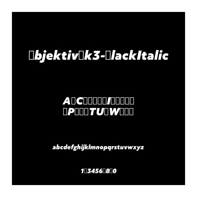 ObjektivMk3-BlackItalic