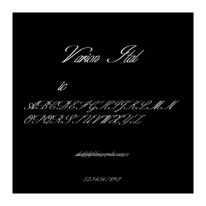 Varion Italic