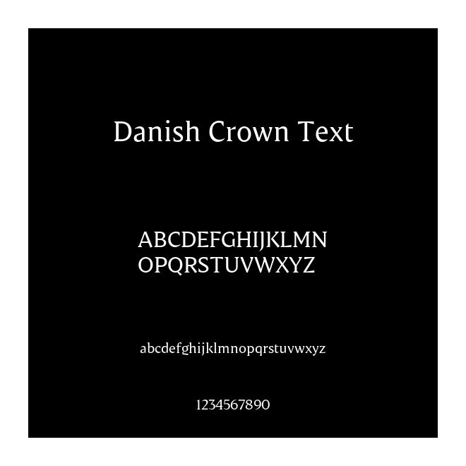 Danish Crown Text