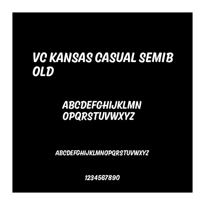 VC Kansas Casual SemiBold