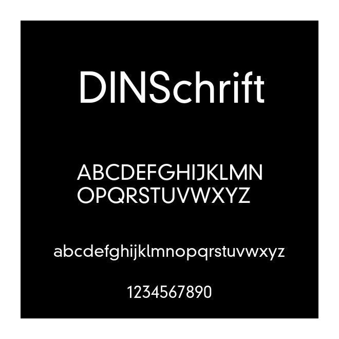 DINSchrift