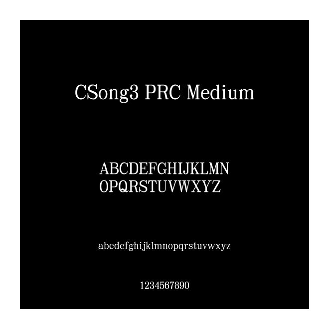 CSong3 PRC Medium