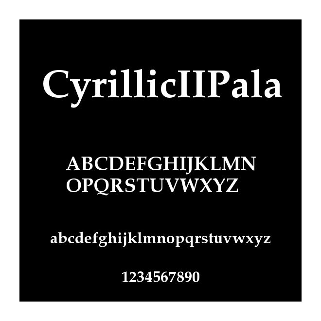 CyrillicIIPala