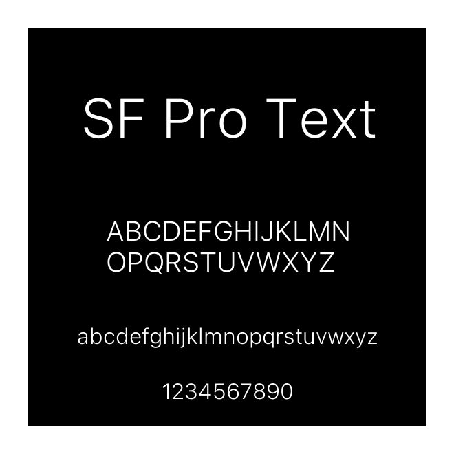 SF Pro Text