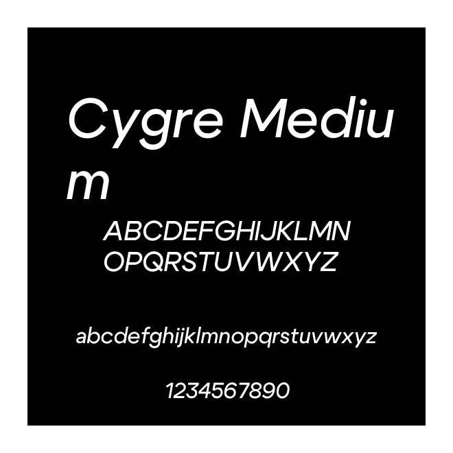Cygre Medium
