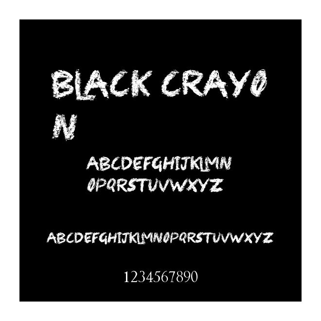 Black Crayon