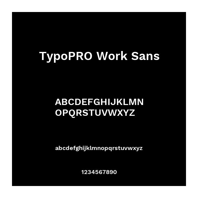 TypoPRO Work Sans