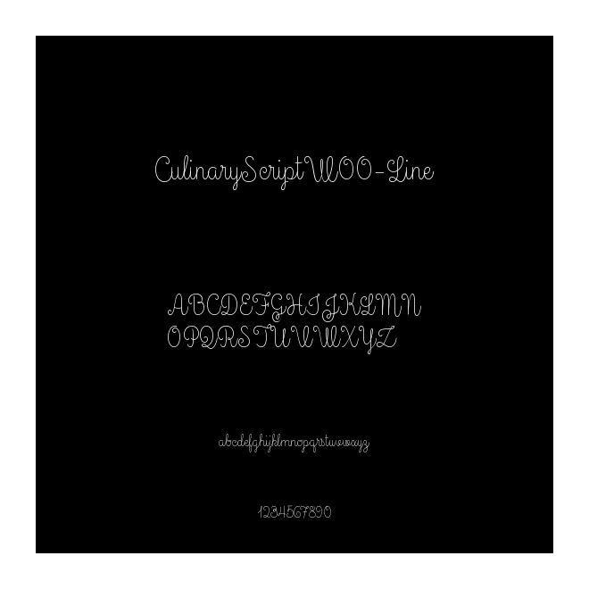 CulinaryScriptW00-Line