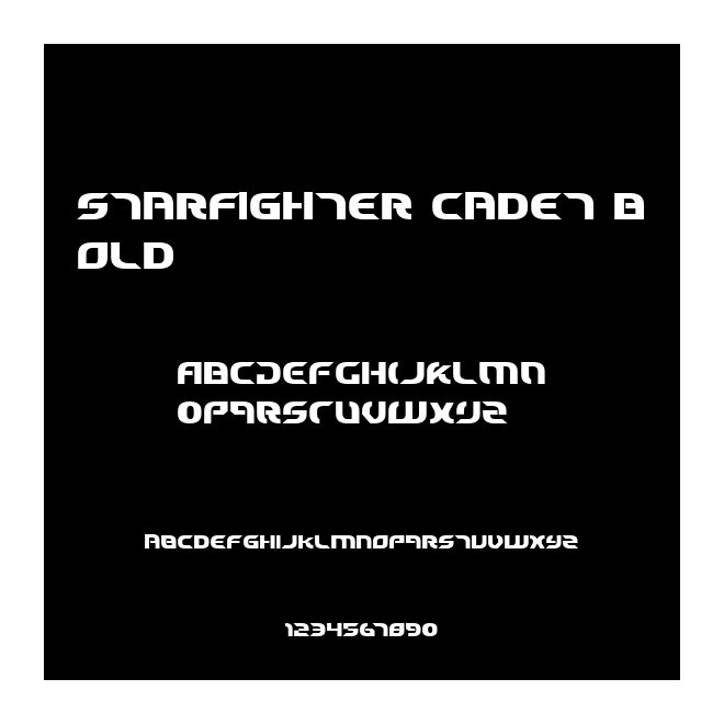 Starfighter Cadet Bold