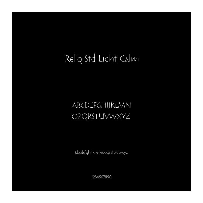 Reliq Std Light Calm