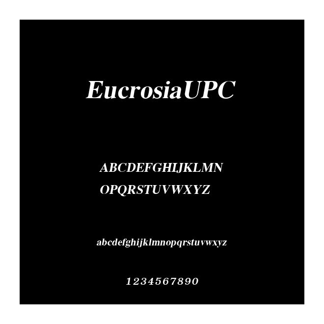 EucrosiaUPC