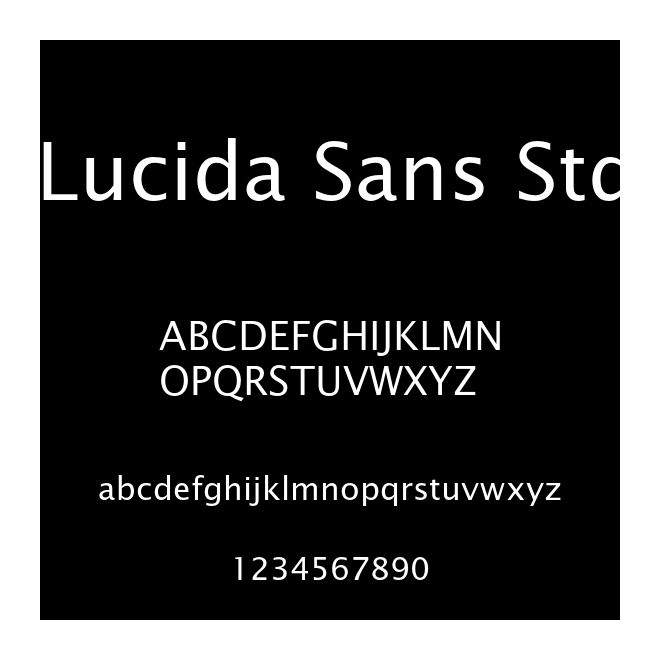 Lucida Sans Std