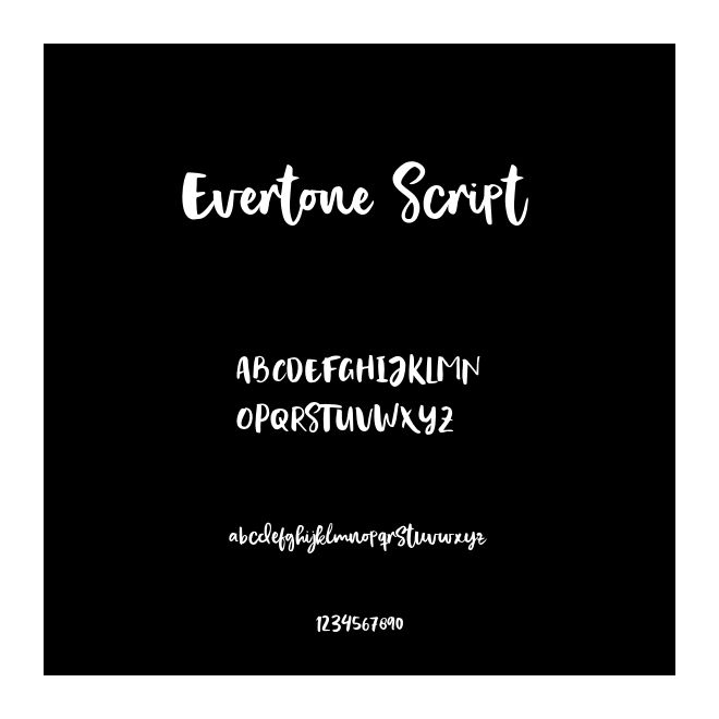Evertone Script