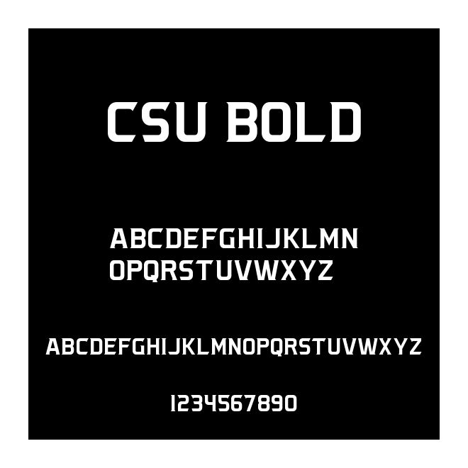 CSU Bold