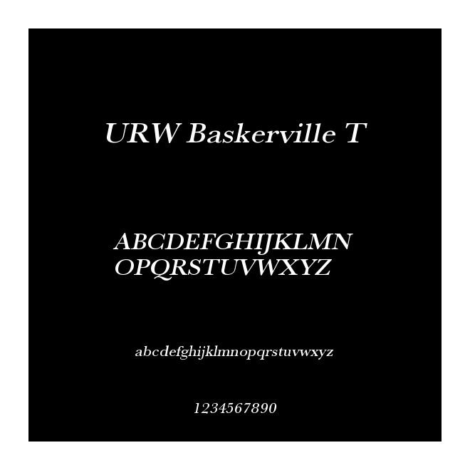 URW Baskerville T