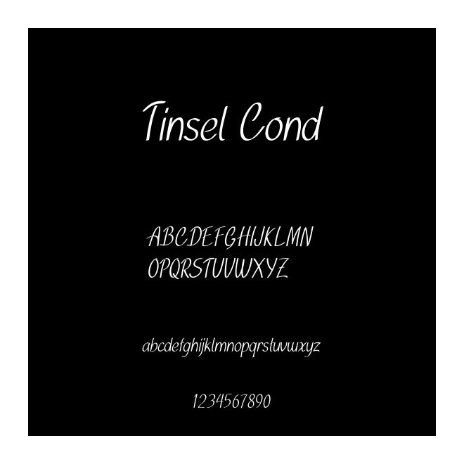 Tinsel Cond