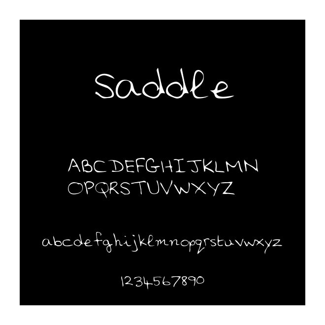 Saddle